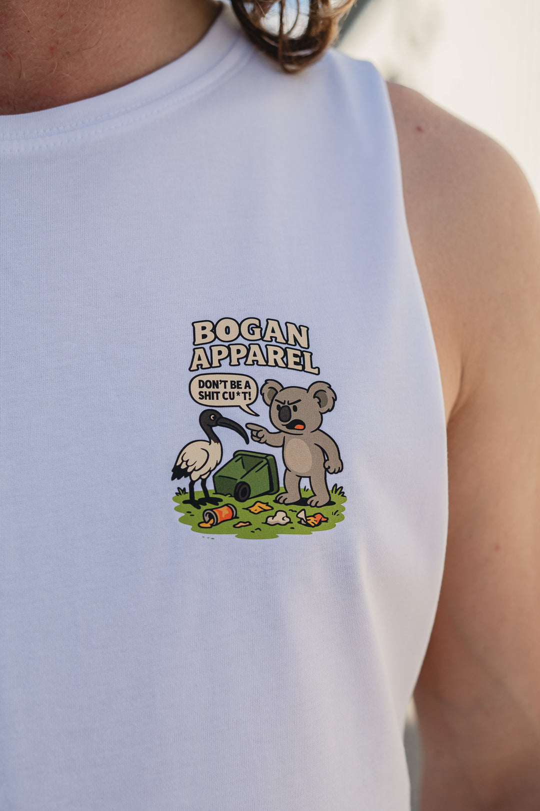 Don’t be a shit cu*t! Singlet