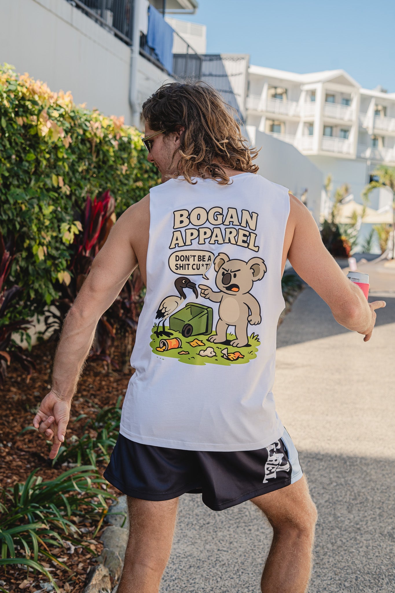 Bogan singlet, Australian designed and printed