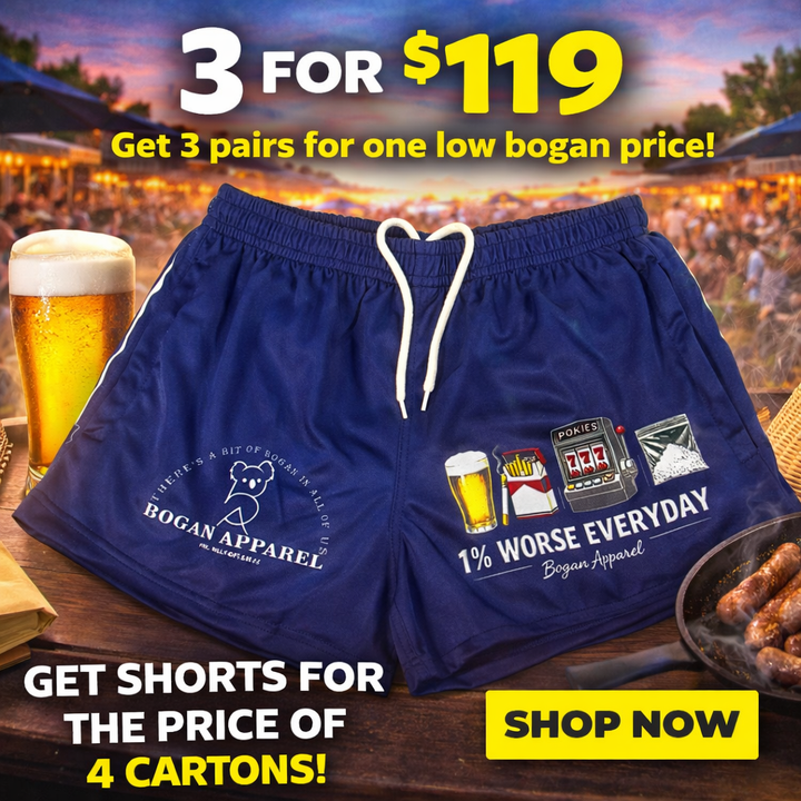 1% Worse Everyday Footy Shorts