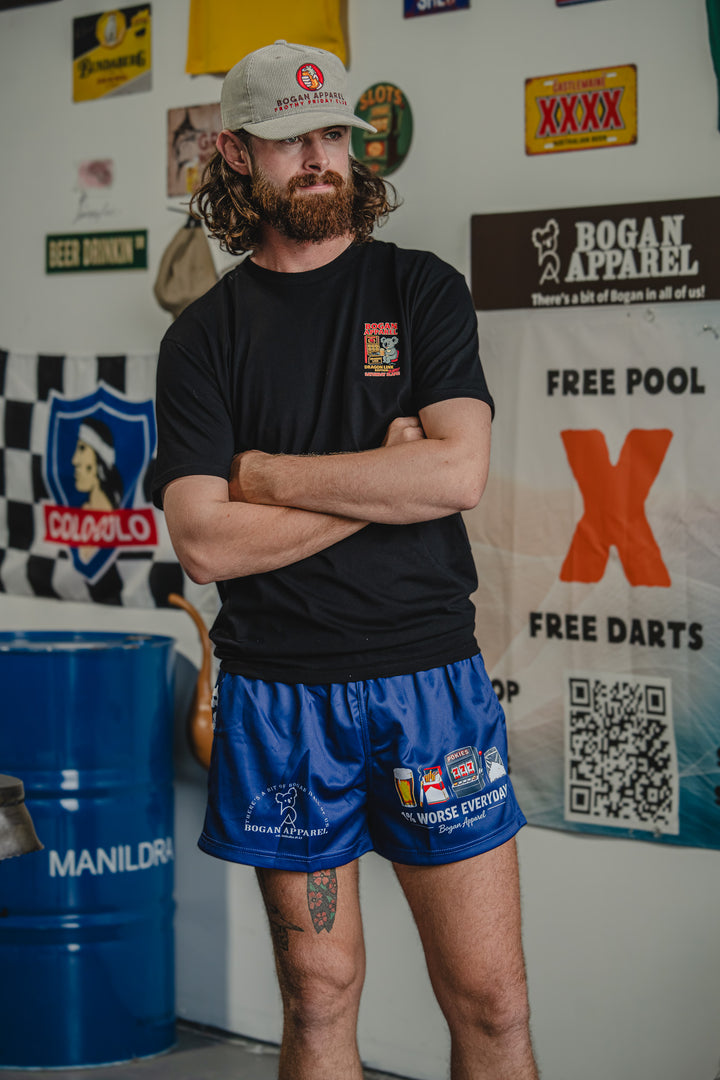 1% Worse Everyday Footy Shorts