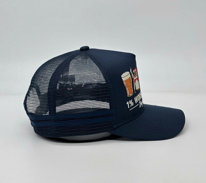 1% Worse Everyday Trucker cap