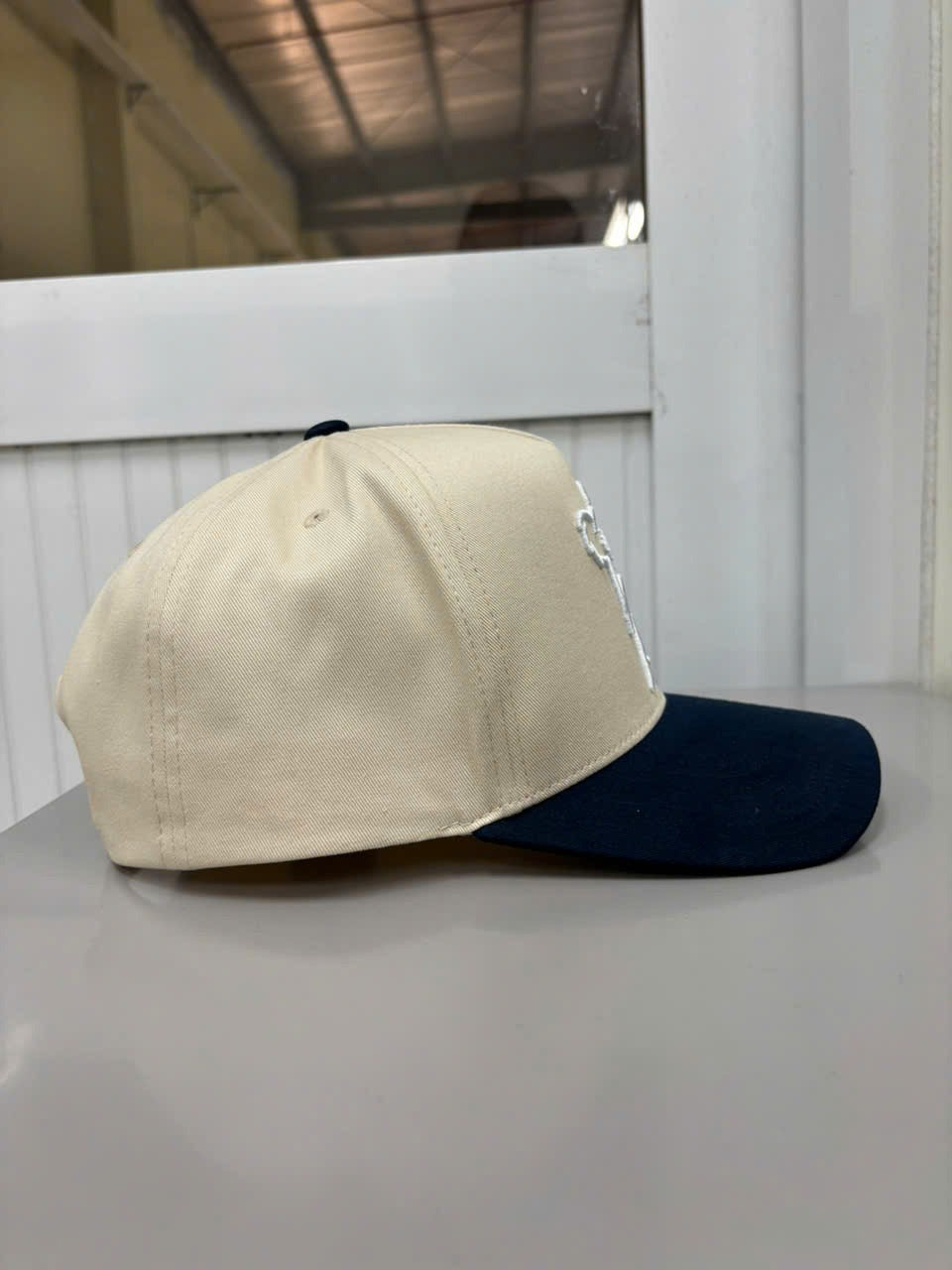 Beige A Frame cap