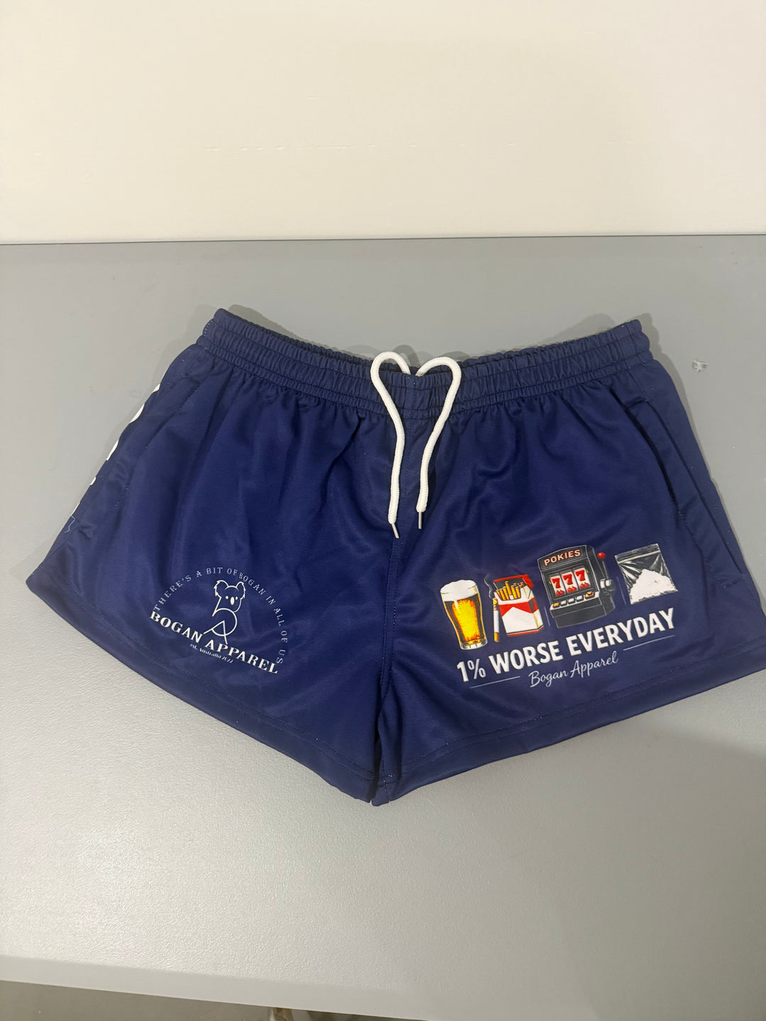 1% Worse Everyday Footy Shorts
