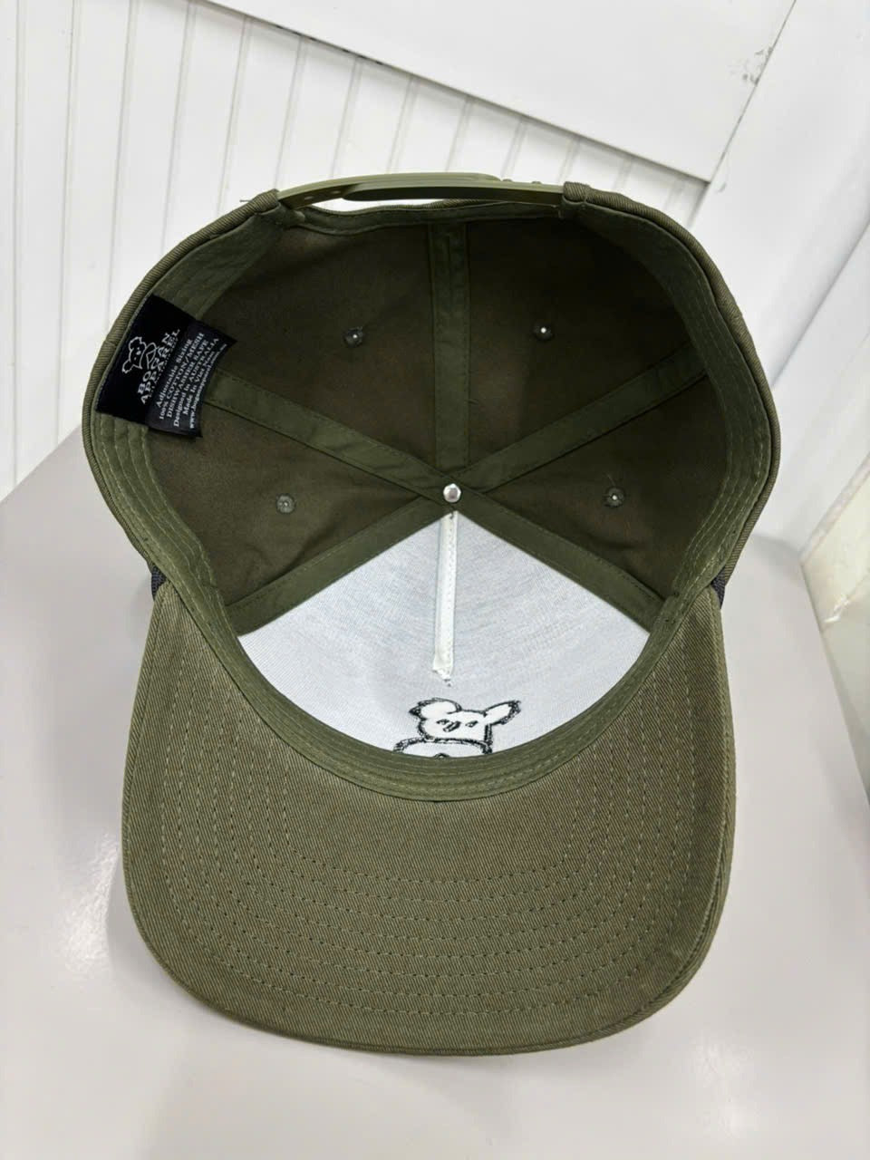Green A Frame cap