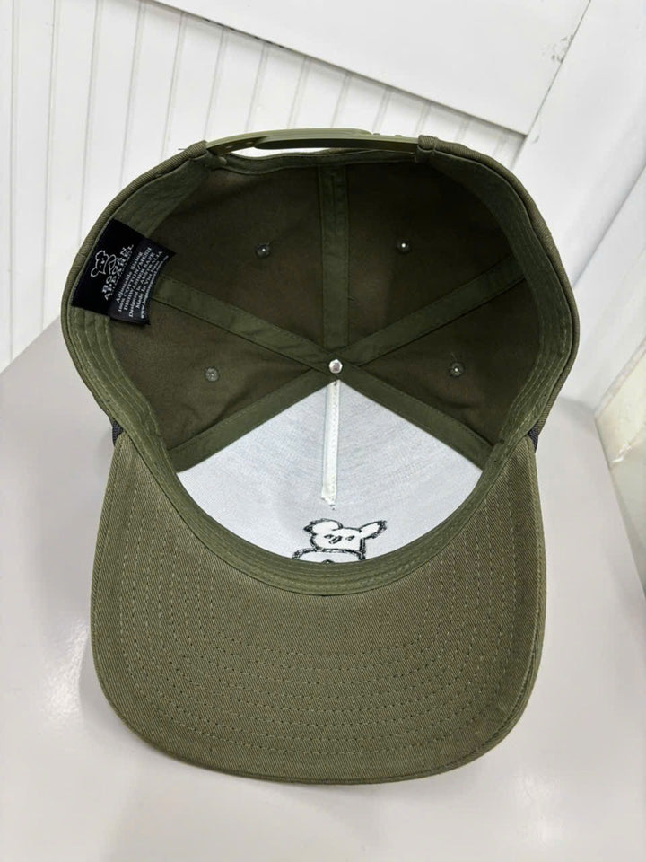 Green A Frame cap