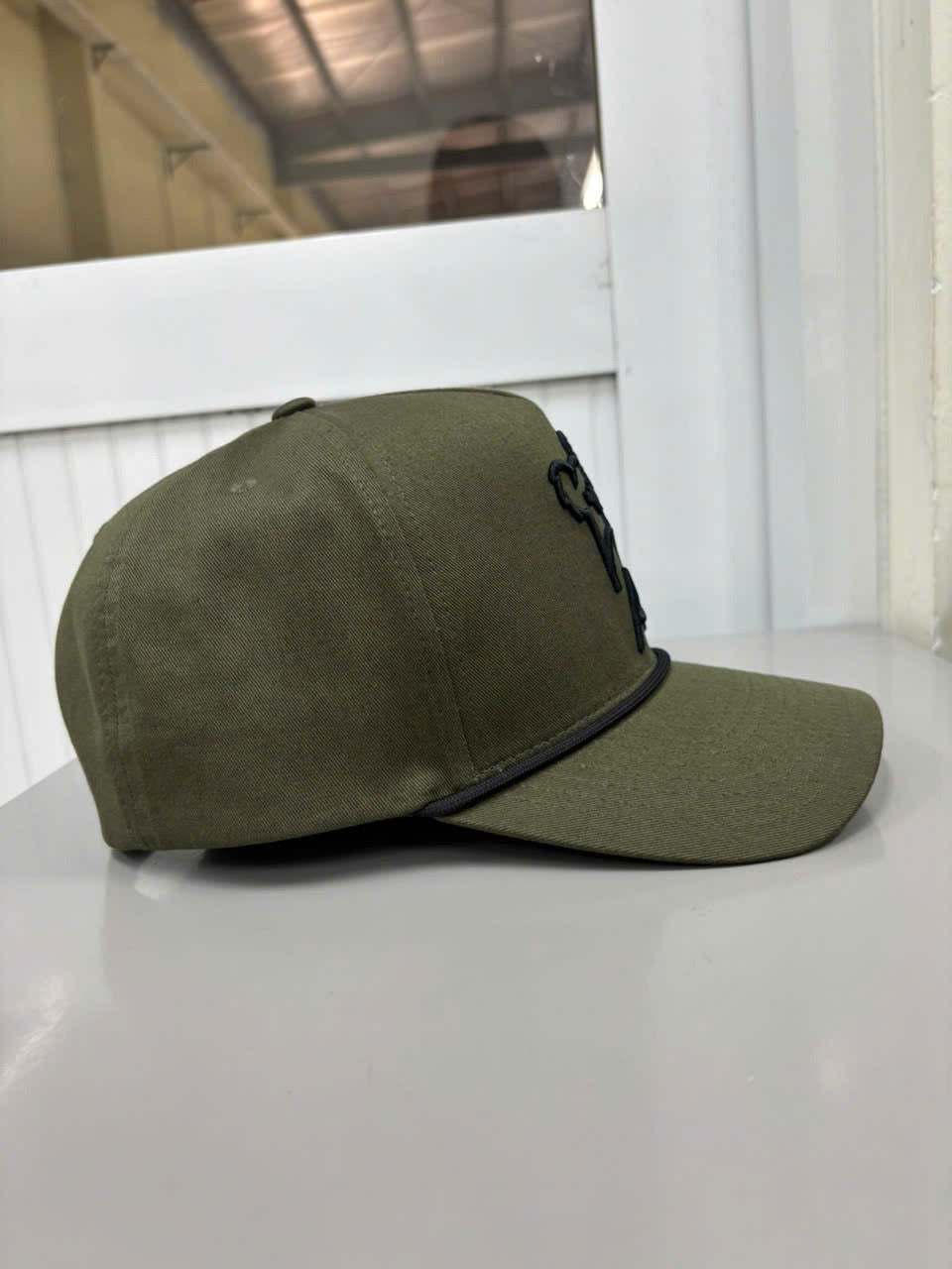 Green A Frame cap
