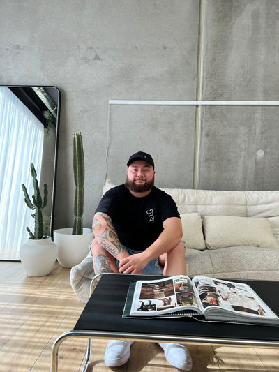 Big Al wearing Bogan Apparel