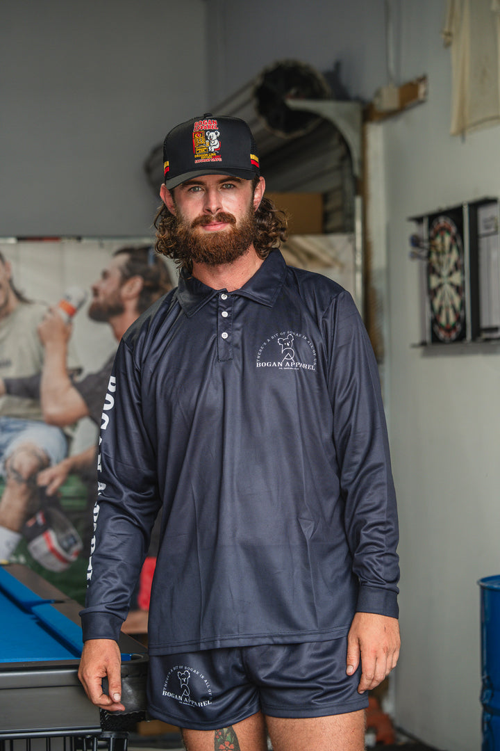 Black Bogan Fishing Shirt