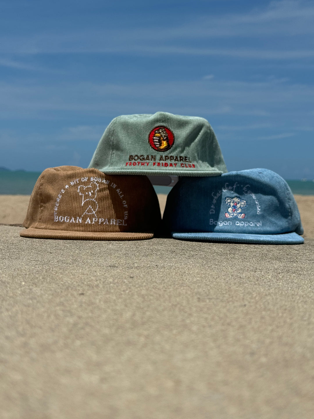 Blue Corduroy Cap