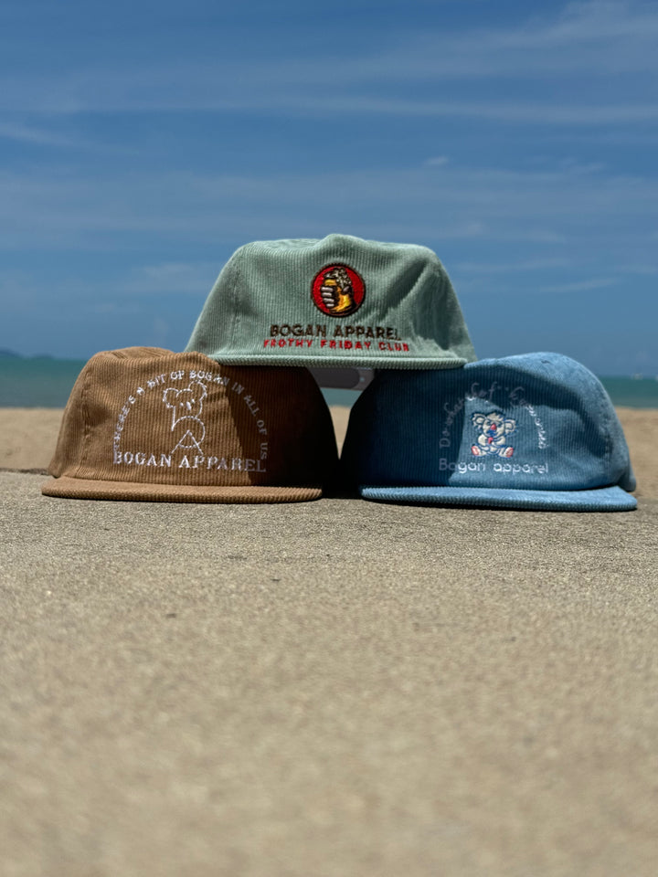 Blue Corduroy Cap