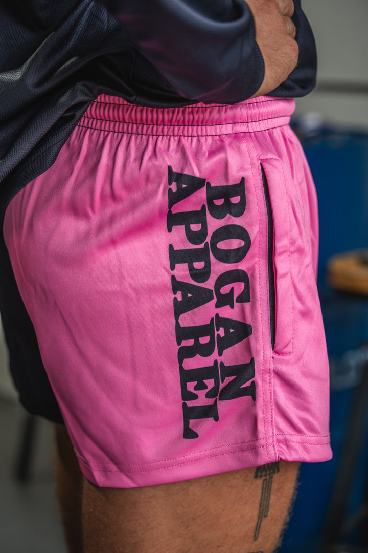Pink Footy shorts