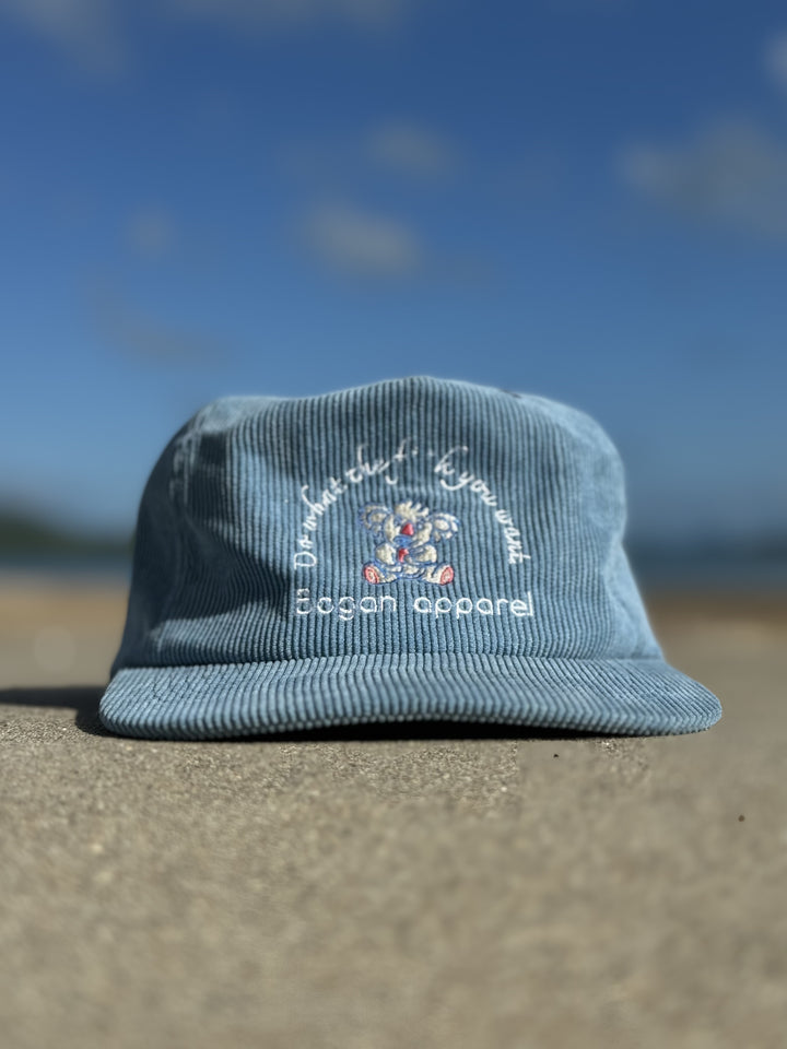 Blue Corduroy Cap