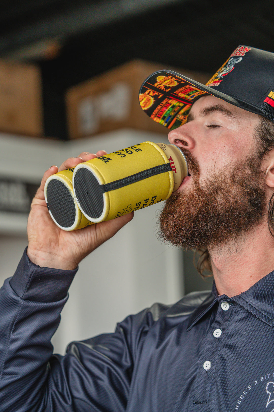 DOUBLE PARKED STUBBY® – The World’s First Dual Drink Holder