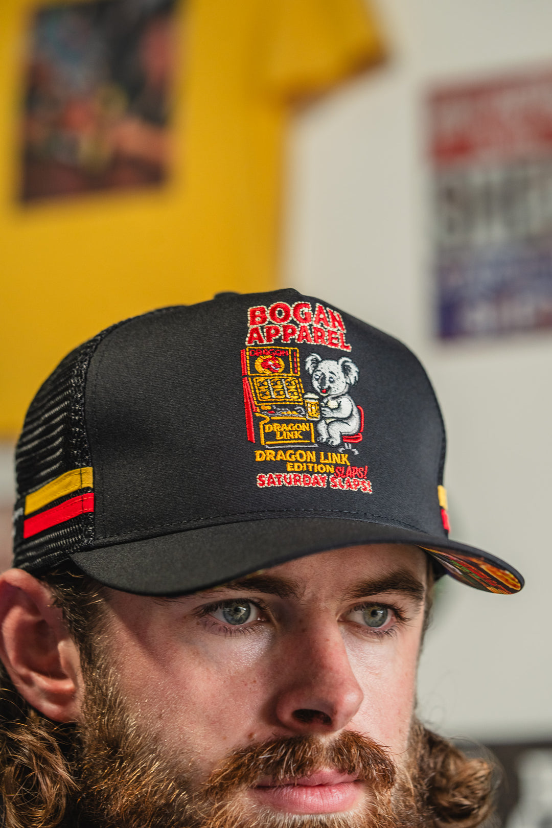 Saturday slaps trucker cap