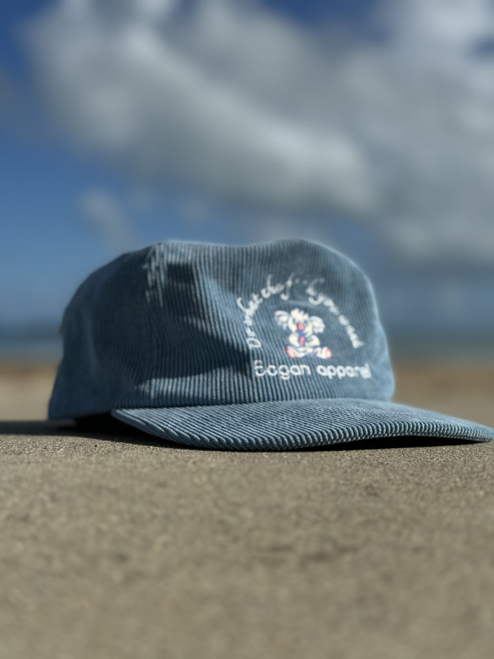 Blue Corduroy Cap