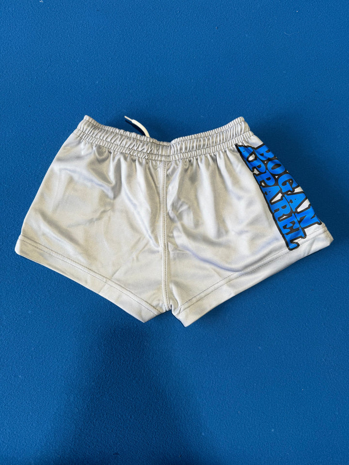 Junior Bogans Footy Shorts (Grey)