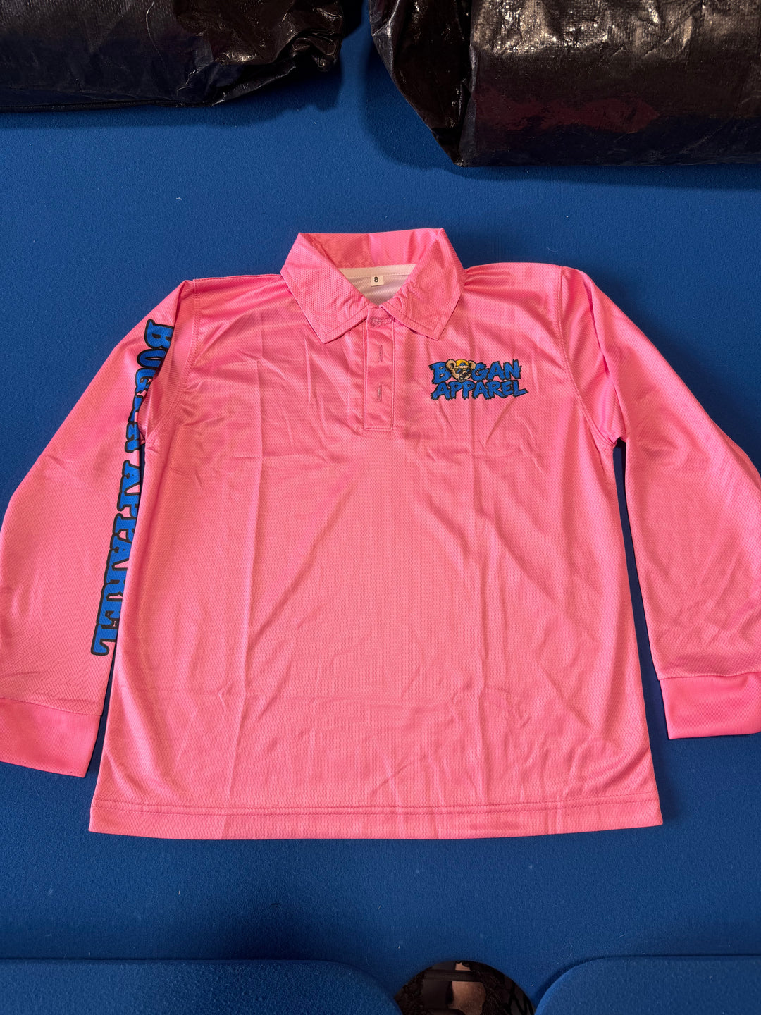 Junior Bogans Fishing Shirt UPF50+ (Pink)