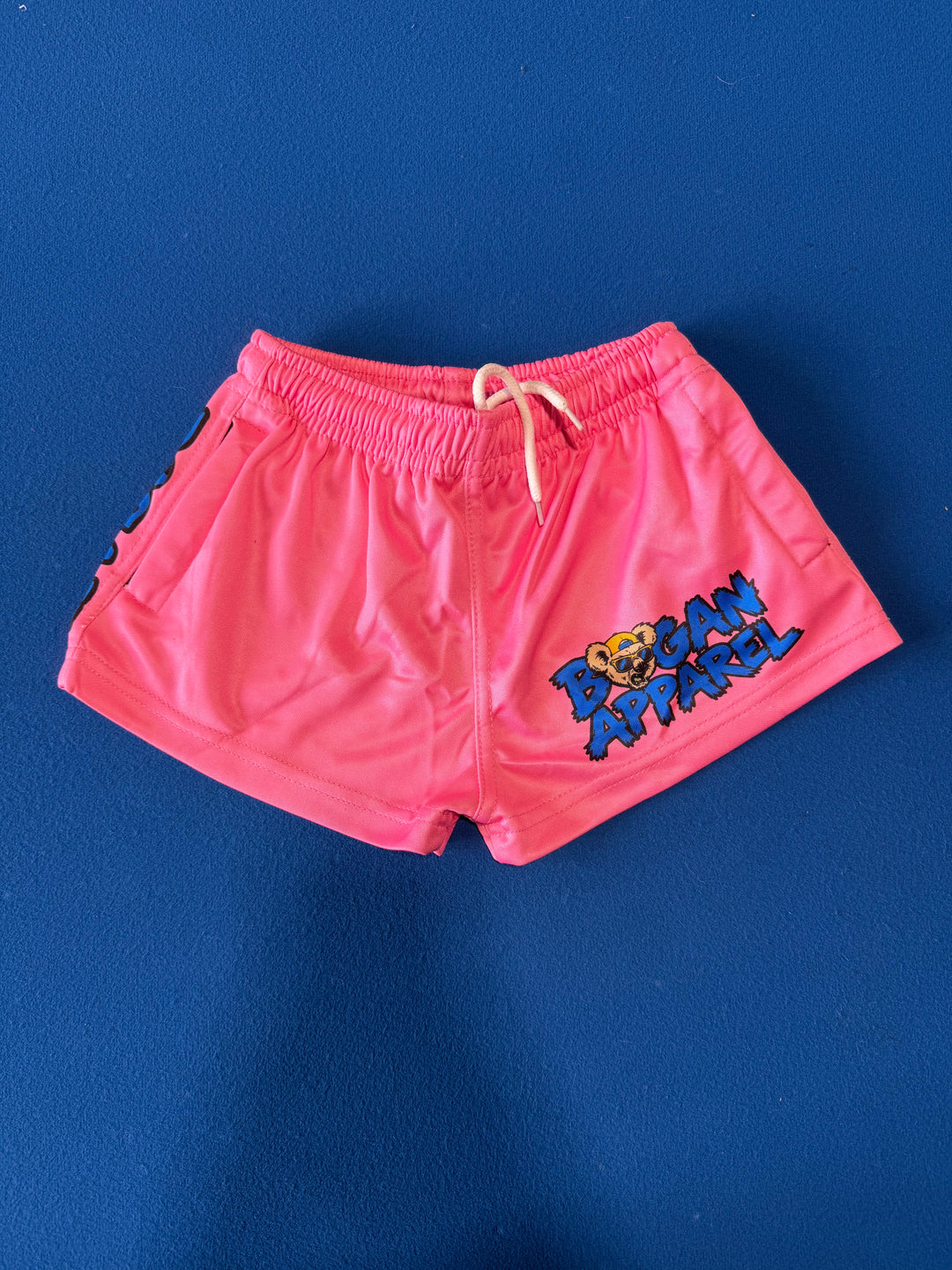 Junior Bogans Footy Shorts (Pink)