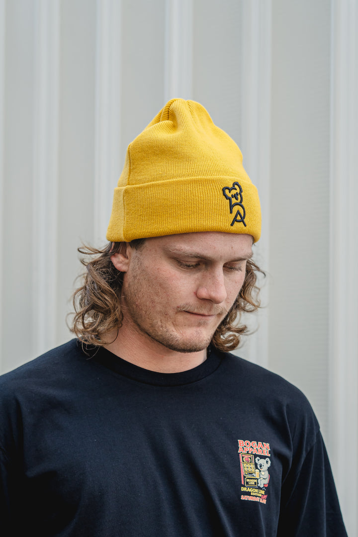 Gold Bogan Beanie