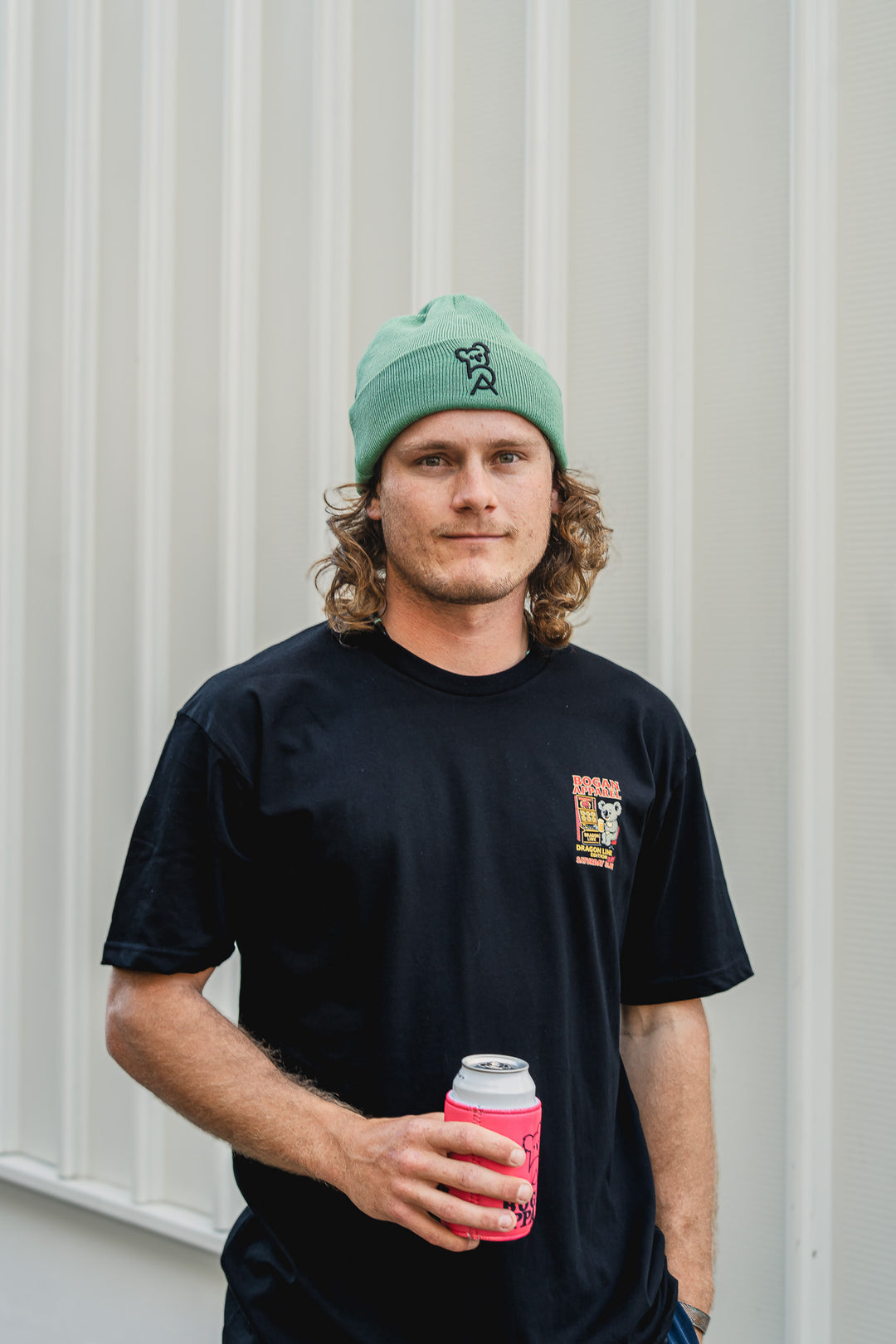 Green Bogan Beanie