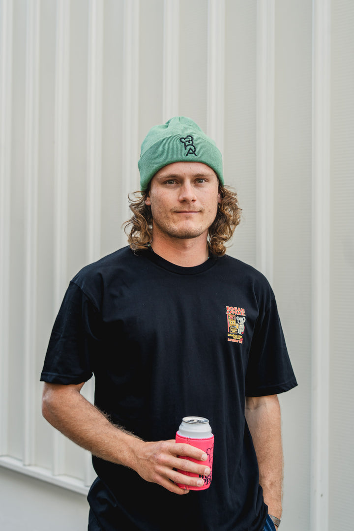 Green Bogan Beanie
