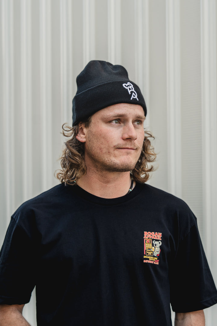 Black Bogan Beanie