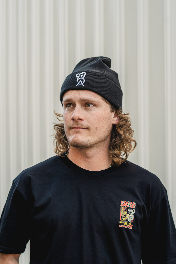 Black Bogan Beanie