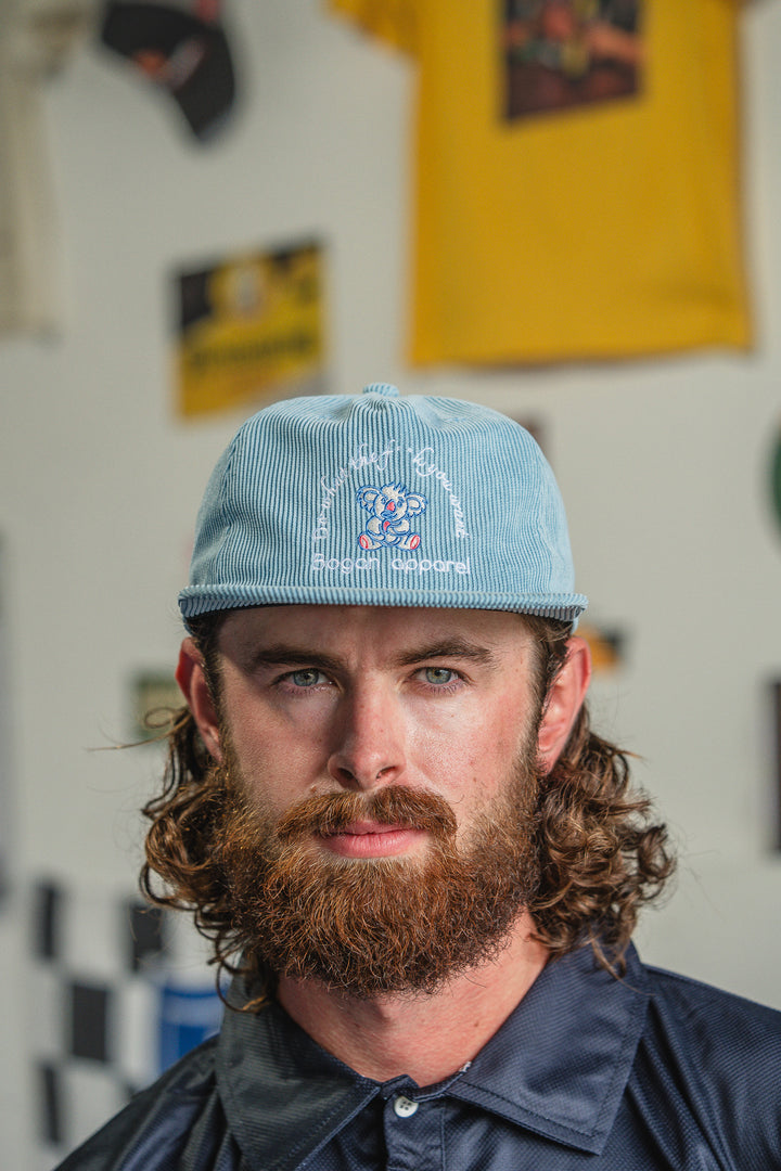 Blue Corduroy Cap