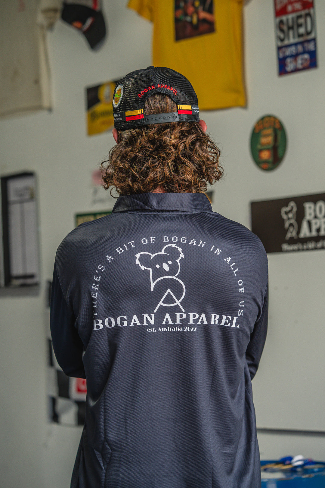 Black Bogan Fishing Shirt