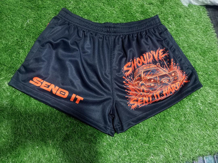 SEND IT FOOTY SHORTS