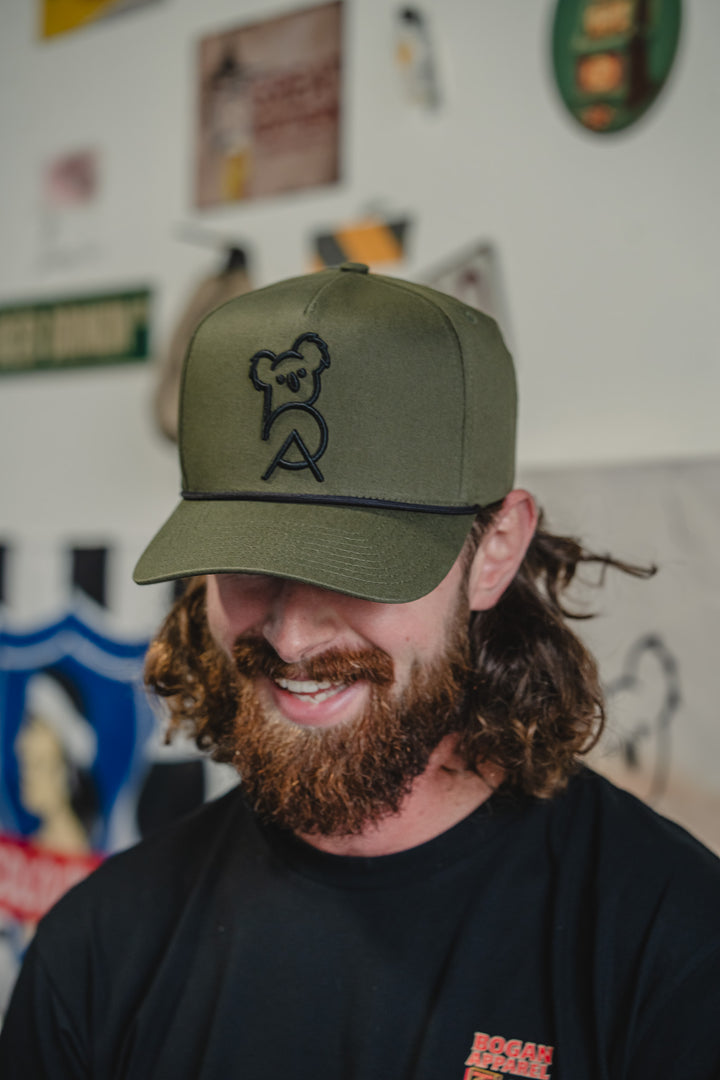 Green A Frame cap