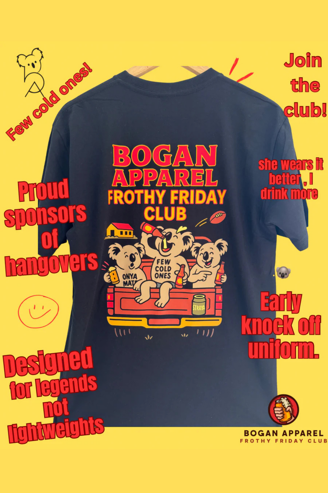 Frothy Friday club! T shirt