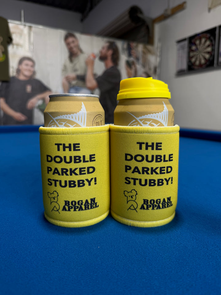 DOUBLE PARKED STUBBY® – The World’s First Dual Drink Holder