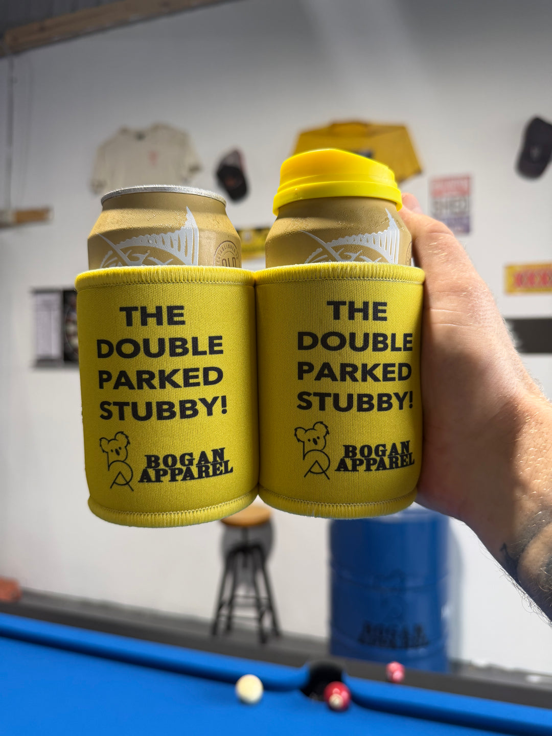 DOUBLE PARKED STUBBY® – The World’s First Dual Drink Holder