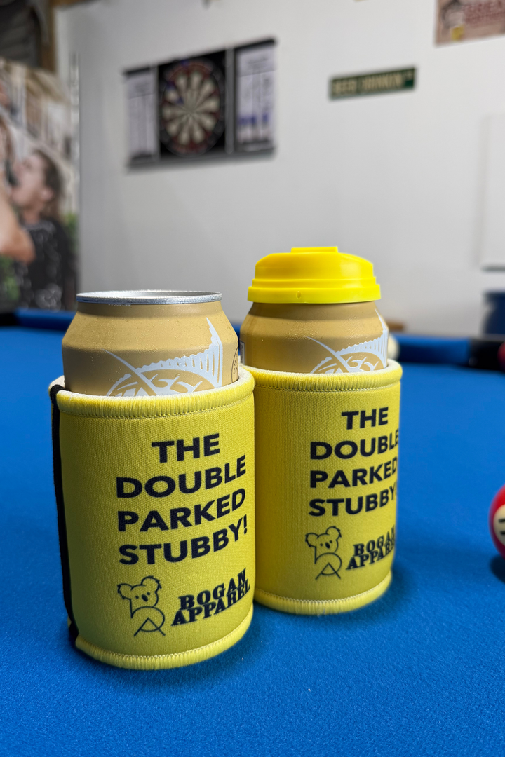 DOUBLE PARKED STUBBY® – The World’s First Dual Drink Holder