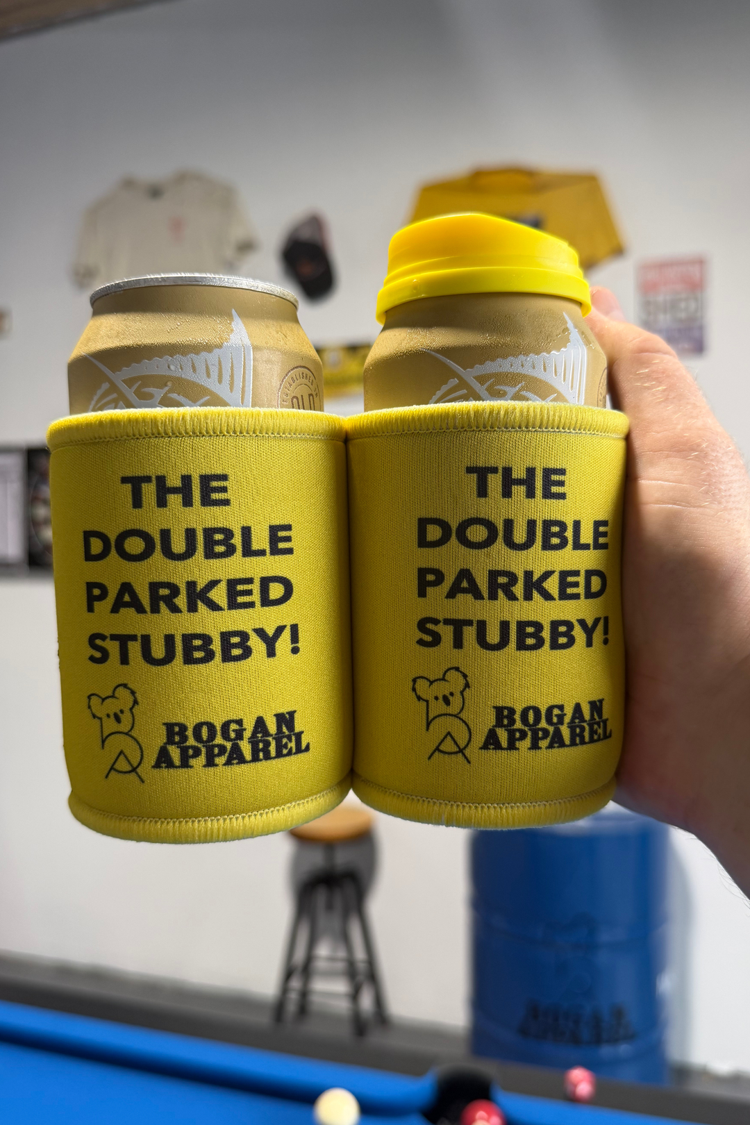 DOUBLE PARKED STUBBY® – The World’s First Dual Drink Holder