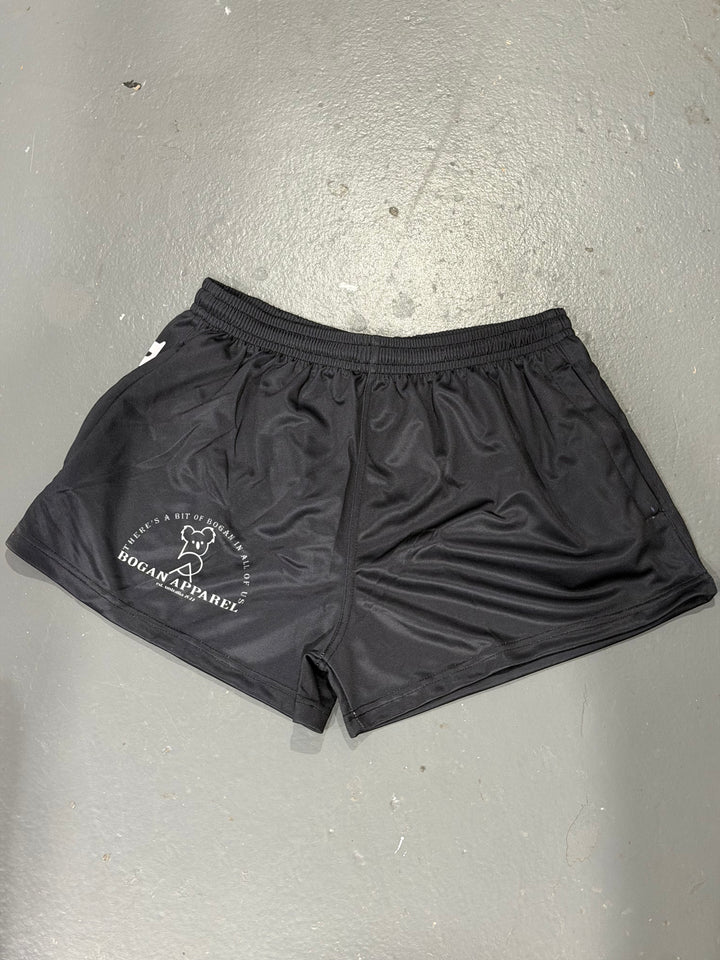 Black Footy shorts
