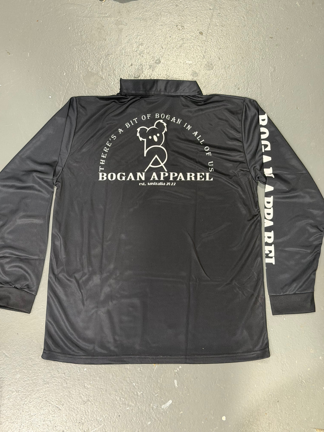 Black Bogan Fishing Shirt