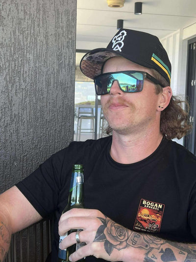  wearing Bogan Apparel