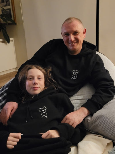 Dad & Daughter wearing Bogan Apparel