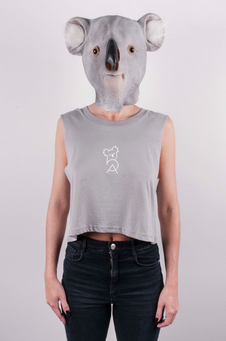 Storm Grey Crop Tank